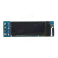 0.91 Inch I2C SSD1306 OLED Display Module Blue