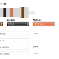 10k Ω ±1% Resistor