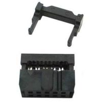 10P 2.54mm Dual Rows IDC Sockets for Flat Ribbon Cable, 10 Pins FC Female Connector