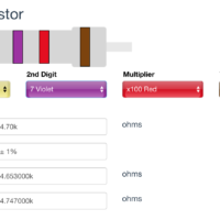 4.7k Ω ±1% Resistor