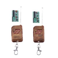 IC2262/2272 4 Channel Wireless RF Remote Control Transmitter Receiver Module