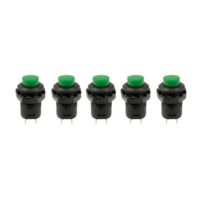 Green push button switch