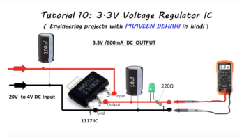 AMS1117-3.3 3.3V 1A Fixed Low Dropout Linear Voltage Regulator SOT-223 - Image 2