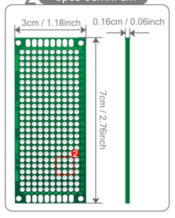 PCB Print Circuit Board 3 x 7 CM