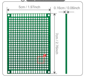 PCB Print Circuit Board 5 x 7 CM