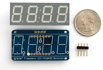 Adafruit 0.56" 4-digit 7-segment Display W/i2c Backpack (Yellow) - Image 2
