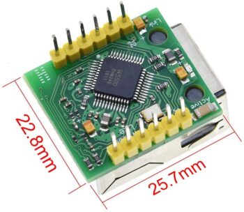 W5500 SPI to LAN Ethernet Network Module TCP IP STM32 Interface 3.3V 5V for Arduino WIZ820io RC5 - Image 4