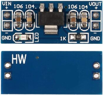 AMS1117-3.3 DC Buck Converter Voltage Regulator 4.75V-12V to 3.3V 800mA 4Pin LDO Step-Down Power Supply Module - Image 3